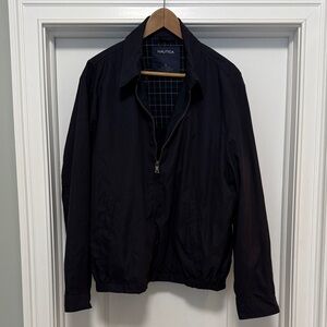 Nautica Men's Dark Navy collared jacket